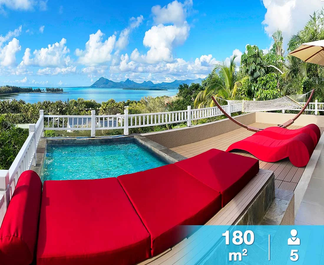 Resort-Trubel entfliehen in Le Morne: Ihre ruhige, private Alternative zu Hotels