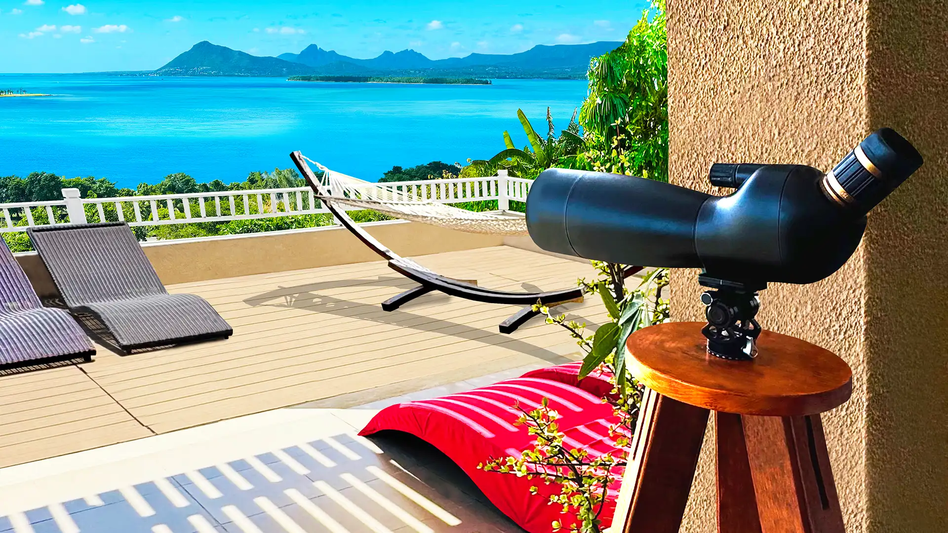 Lagunen-Sonnenuntergang in Le Morne: Villa-Leben statt Hotelalltag