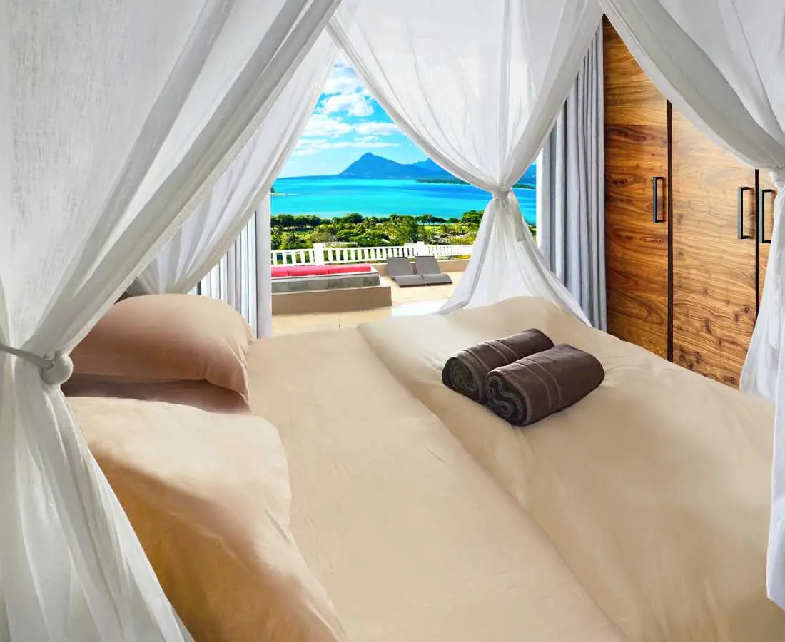 Quelle villa à Le Morne est idéale pour une famille de quatre ?